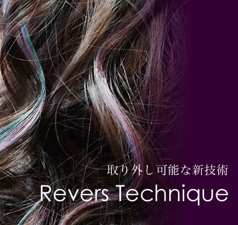 取り外し可能な新技術『Revers Technique（リバーステクニック）』